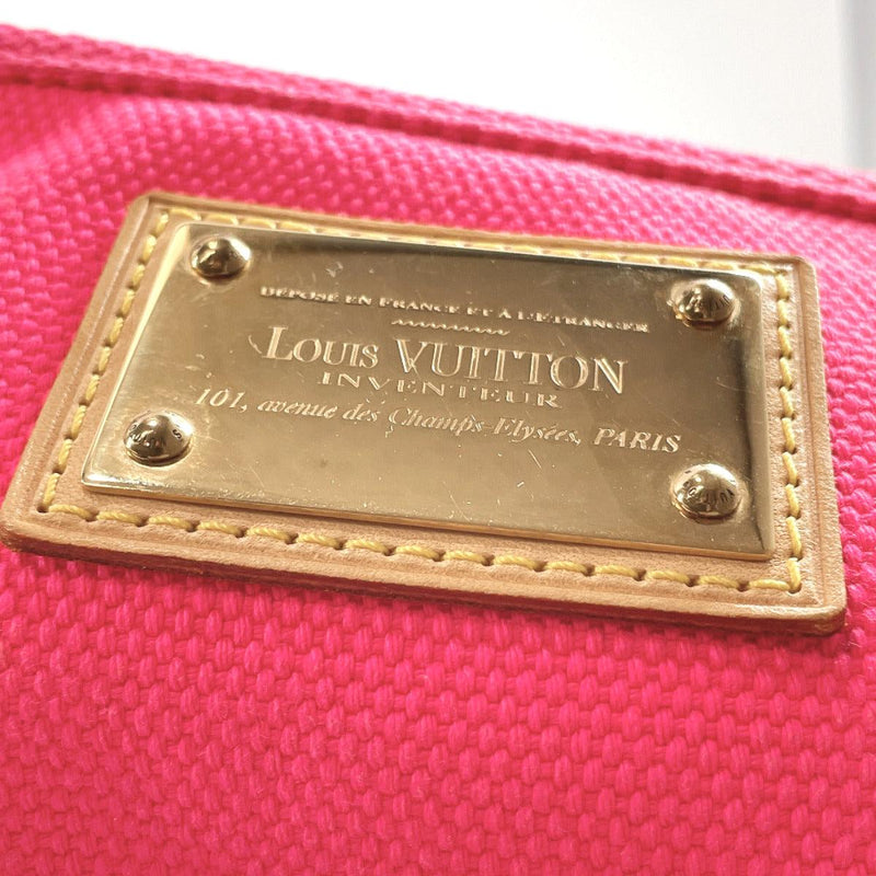LOUIS VUITTON Pouch M40065 Pochette Platt PM Antigua Line canvas pink –