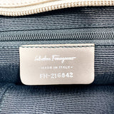 Salvatore Ferragamo Shoulder Bag FH-216842 one belt Gancini canvas/leather gray gray Women Used
