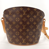 Louis Vuitton Drouot Women's Shoulder Bag M51290 Monogram Ebene (Brown)