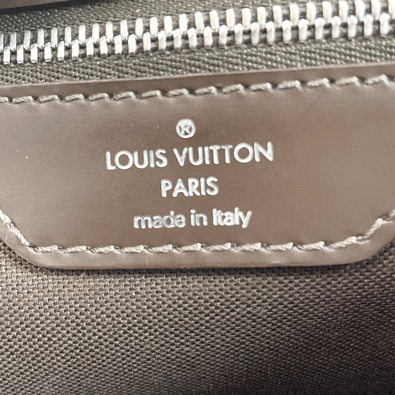 LOUIS VUITTON Shoulder Bag M30168 Del Soo Grizzly Taiga/Nylon Brown Brown Women Used