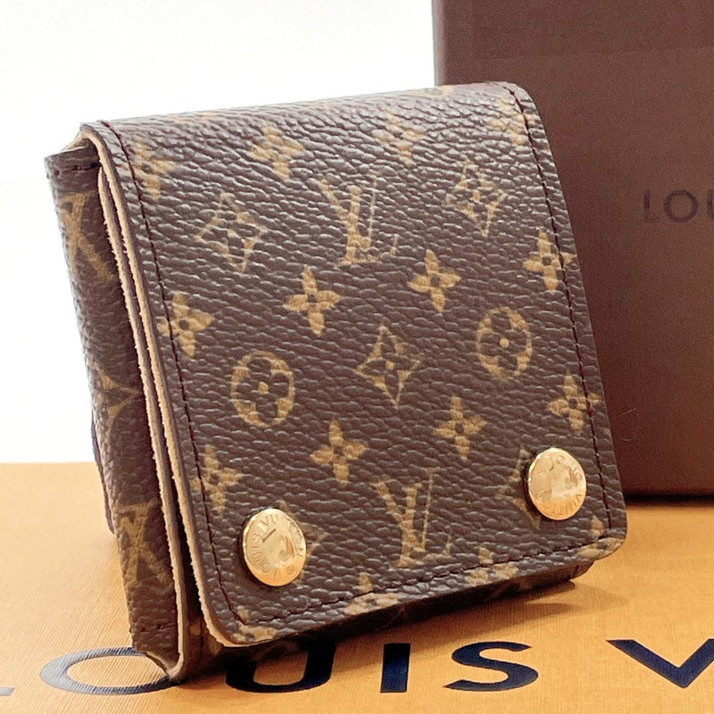 LOUIS VUITTON Other accessories Ring case Monogram canvas Brown unisex Used - JP-BRANDS.com