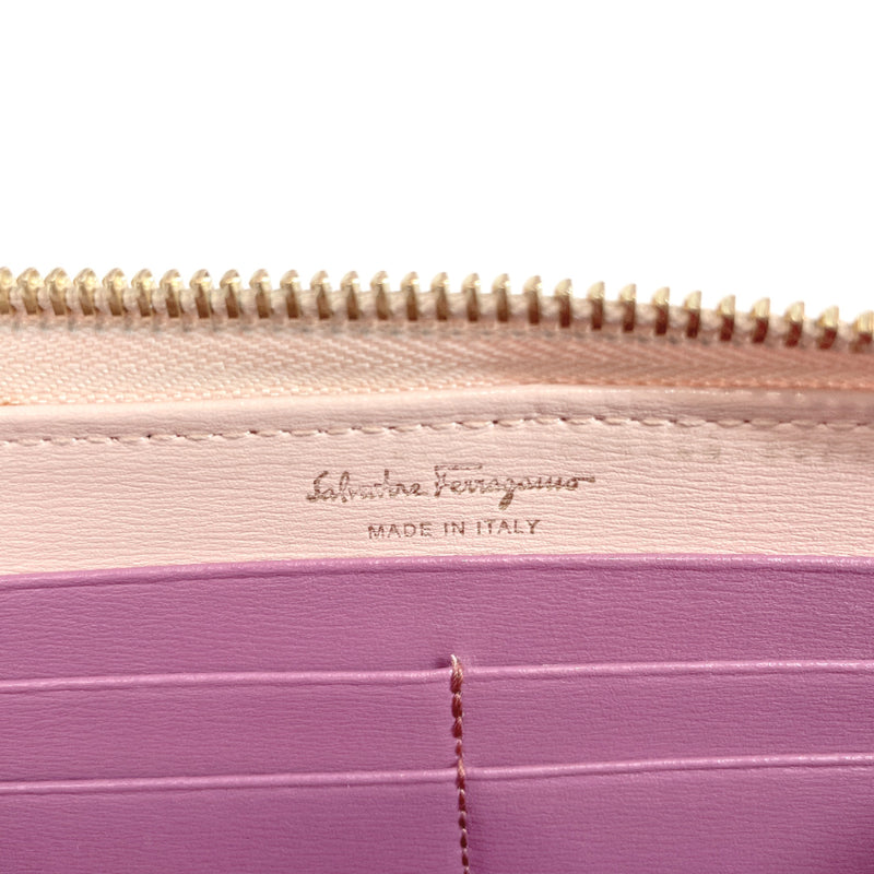 Salvatore Ferragamo purse 22-C983 Gancini leather pink Women Used