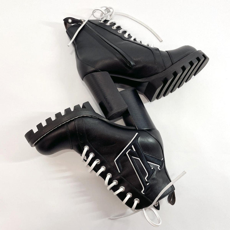 Shoes, Louis Vuitton Heel Star Trail Sandals Blackwhite