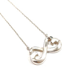 TIFFANY&Co. Necklace Rubbing Heart Infinity Paloma Picasso Silver925 Silver Women Used