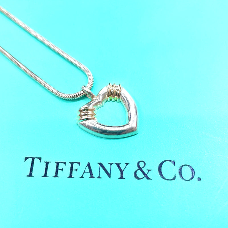 TIFFANY&Co. Necklace Combi heart Silver925 Silver Silver Women Used