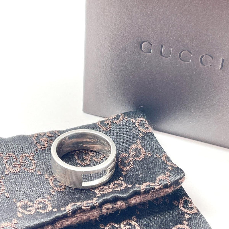 GUCCI Ring Branded Cutout G Silver925 #16(JP Size) Silver mens Used - JP-BRANDS.com