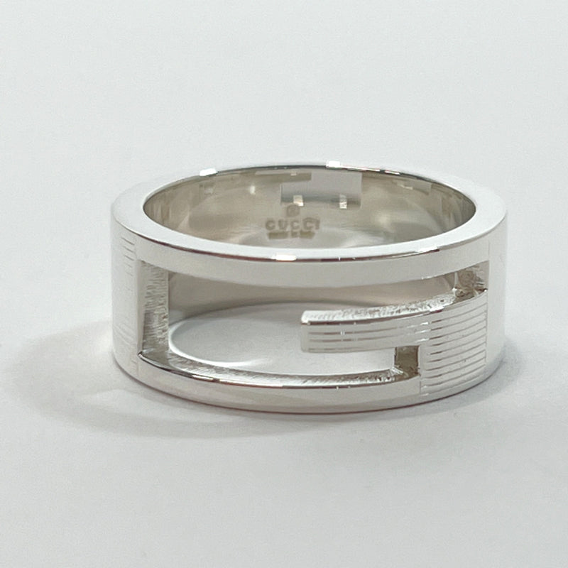 GUCCI Ring Cutout G Silver925 #12(JP Size) Silver Women Used