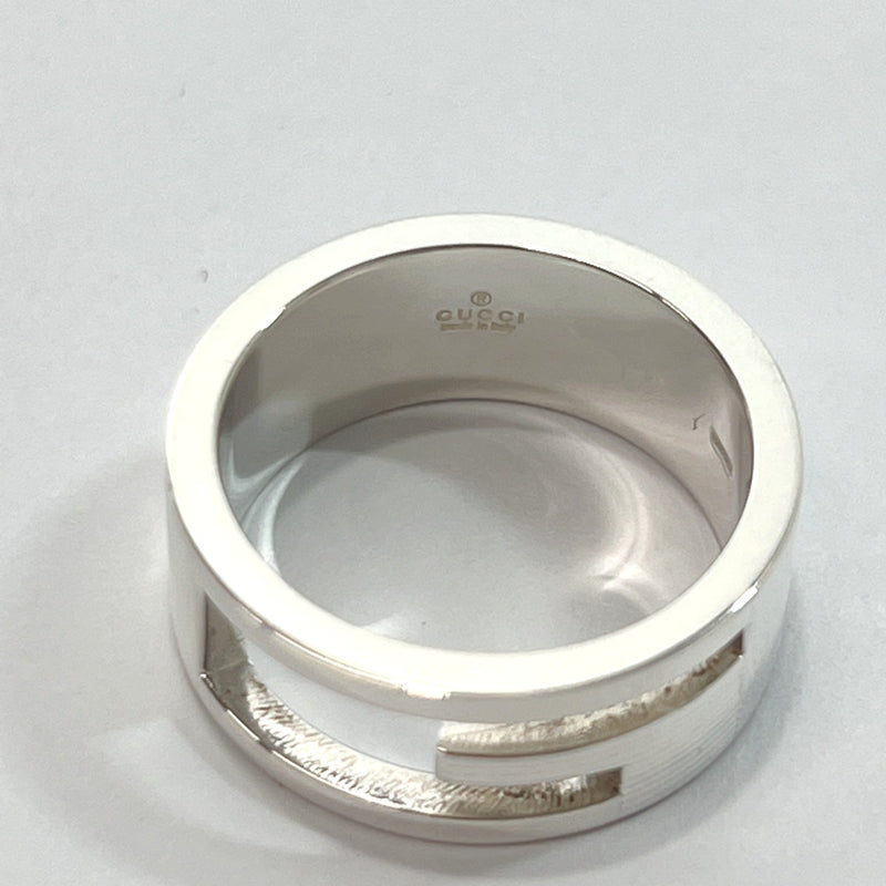 GUCCI Ring Cutout G Silver925 #12(JP Size) Silver Women Used
