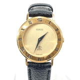 GUCCI Watches 3000L quartz vintage Stainless Steel/leather gold gold Women Used - JP-BRANDS.com