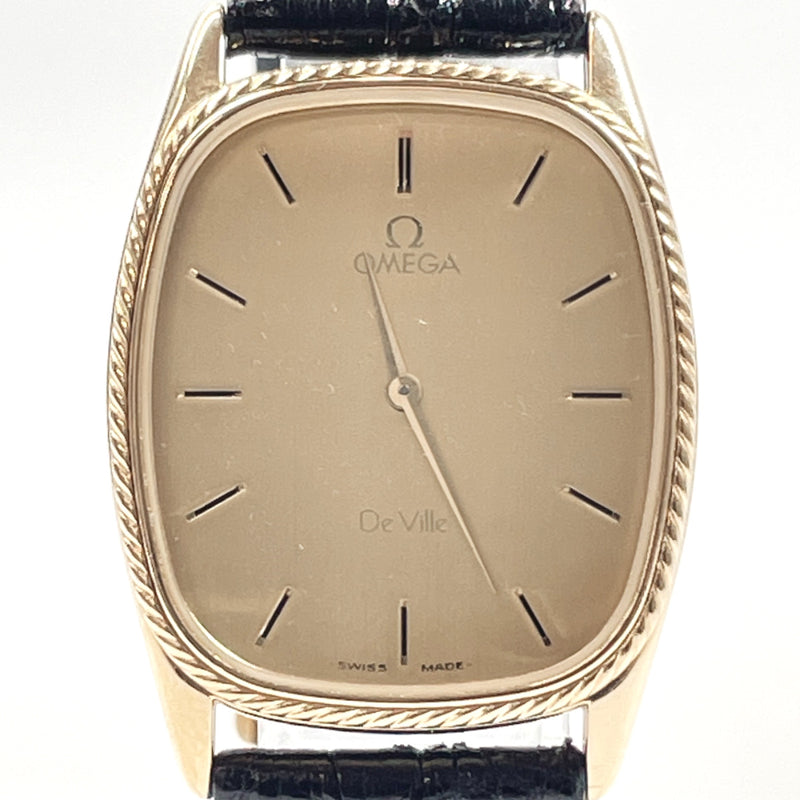 OMEGA Watches 1365 De Ville Quartz vintage Stainless Steel/leather gold gold Women Used