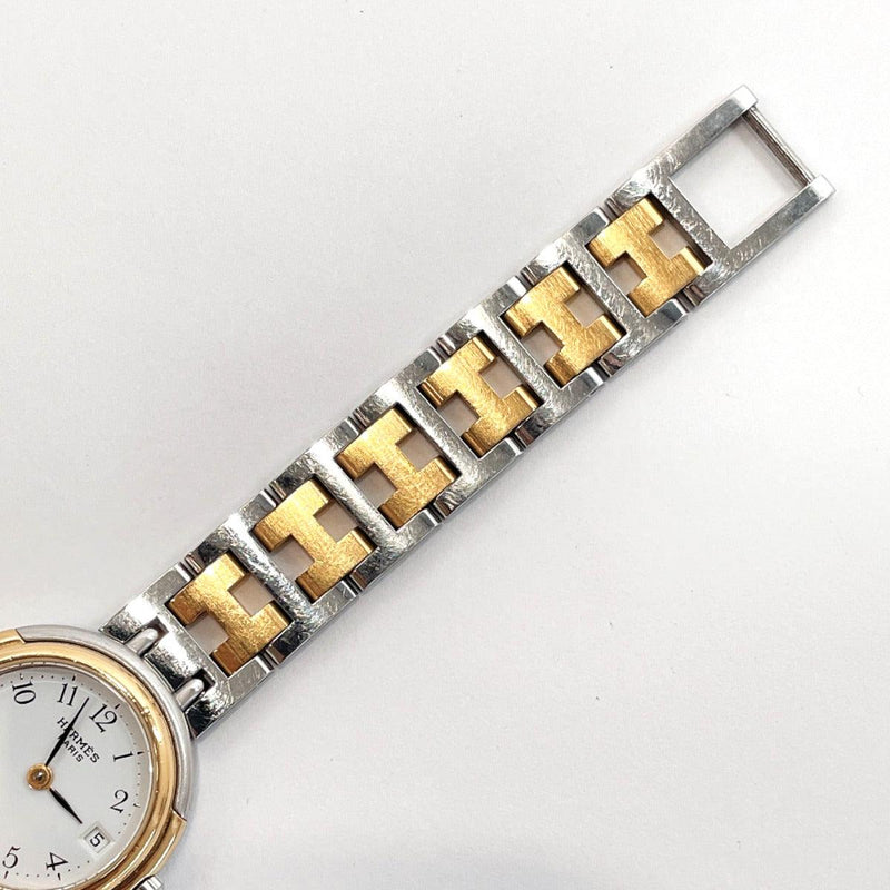 HERMES Watches CL4.210  Clipper combination quartz Stainless Steel Silver Silver Women Used - JP-BRANDS.com