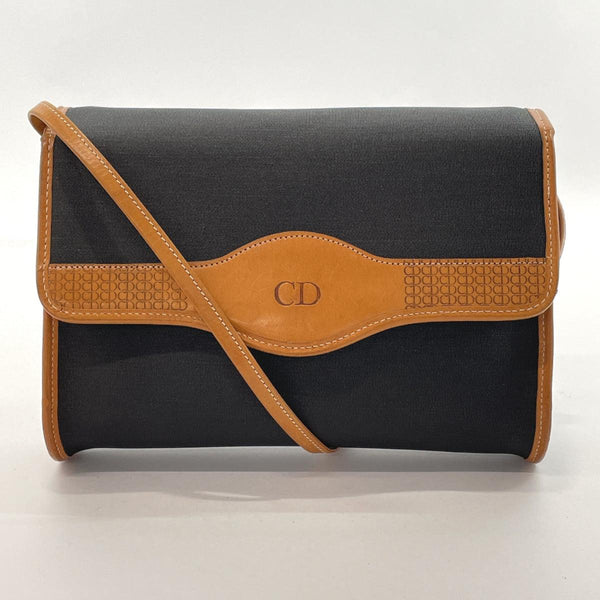 Christian Dior Shoulder Bag Vintage Nylon Black Black Women Used - JP-BRANDS.com