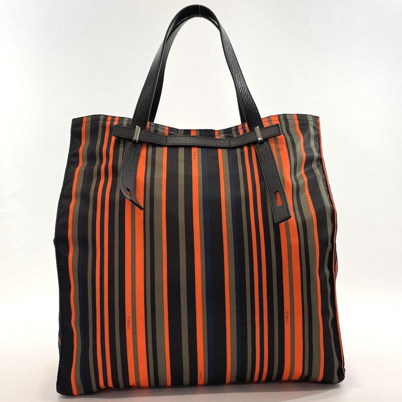 Furla Tote Bag U729M07_051000_1003_TRG00 Nylon/leather Orange unisex Used - JP-BRANDS.com