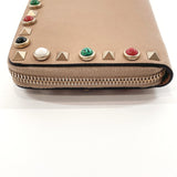 VALENTINO GARAVANI purse leather beige Women Used