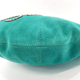 LOEWE Shoulder Bag Suede/leather turquoise blue turquoise blue Women Used - JP-BRANDS.com