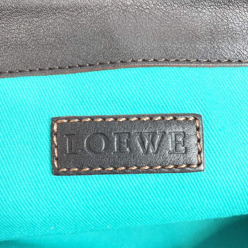 LOEWE Shoulder Bag Suede/leather turquoise blue turquoise blue Women Used - JP-BRANDS.com
