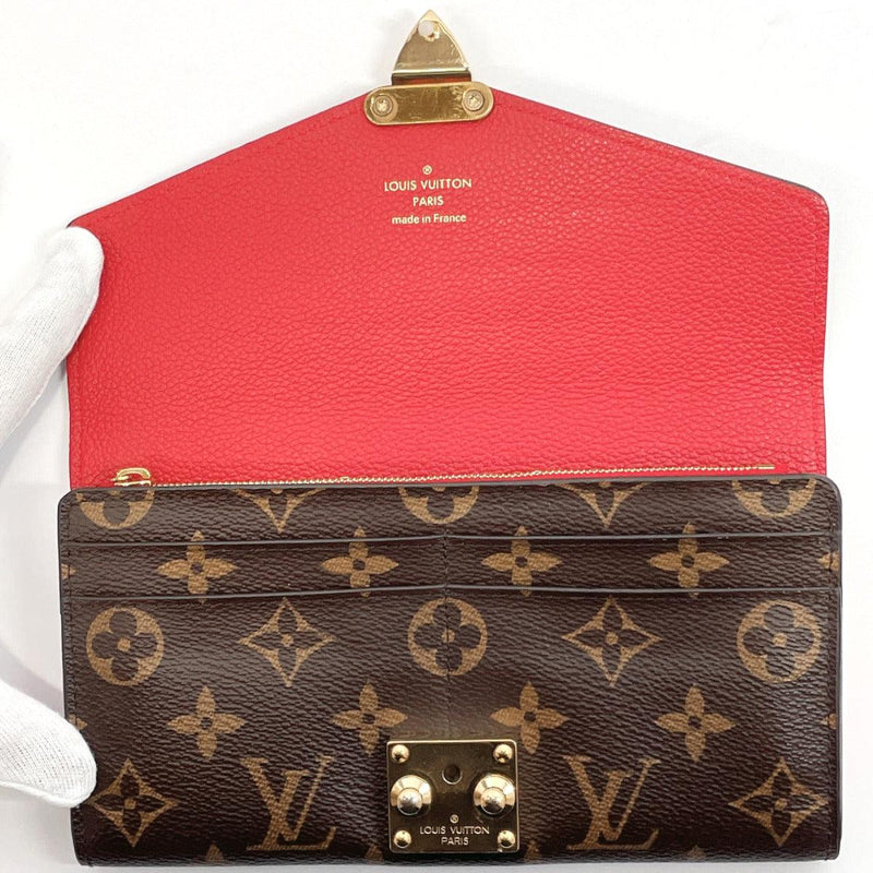 louis vuitton purse brown and red