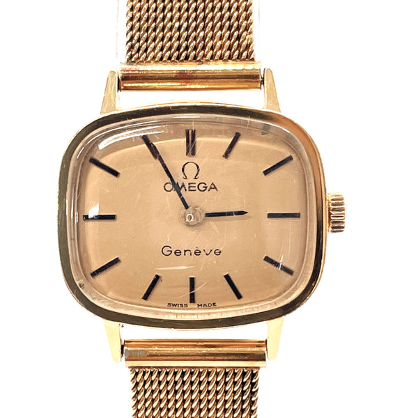 OMEGA Watches Geneva vintage Hand Winding Stainless Steel/Stainless Steel gold gold Women Used
