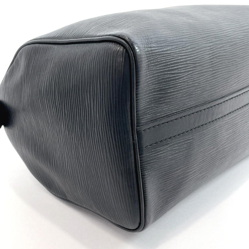 LOUIS VUITTON Black Epi Leather Speedy 25 Satchel Handbag
