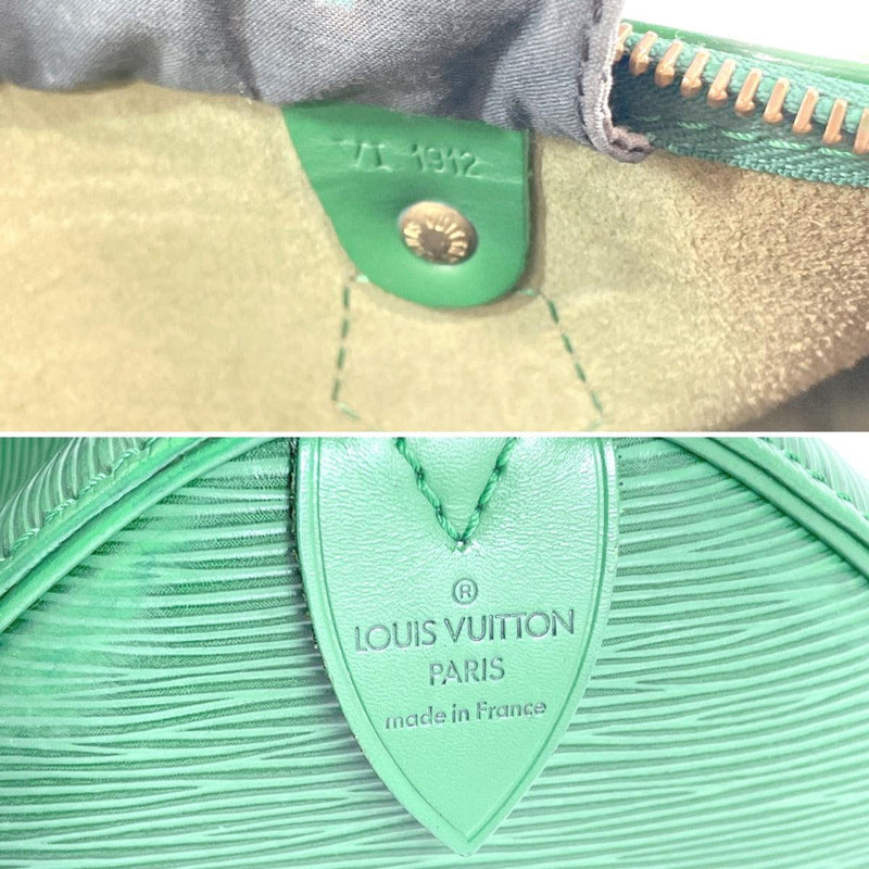 Louis Vuitton Speedy 30 Green Epi