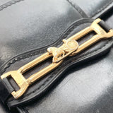 CELINE Shoulder Bag Carriage Hardware Vintage leather Black Women Used - JP-BRANDS.com