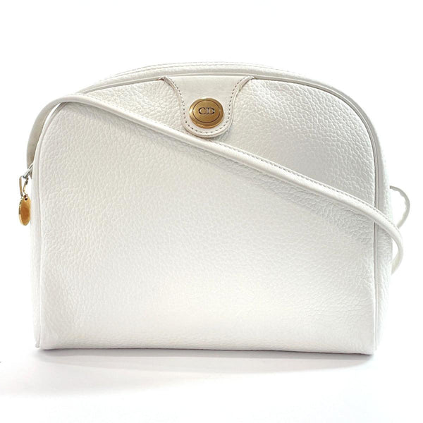 Christian Dior Shoulder Bag vintage leather white Women Used - JP-BRANDS.com