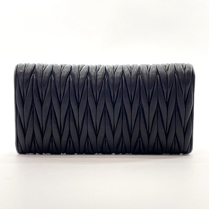 MIUMIU purse 5MH109 Materasse leather Black Women Used