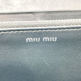 MIUMIU purse 5MH109 Materasse leather Black Women Used