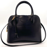 HERMES Handbag Bolide31 Box calf Black □FCarved seal Women Used - JP-BRANDS.com