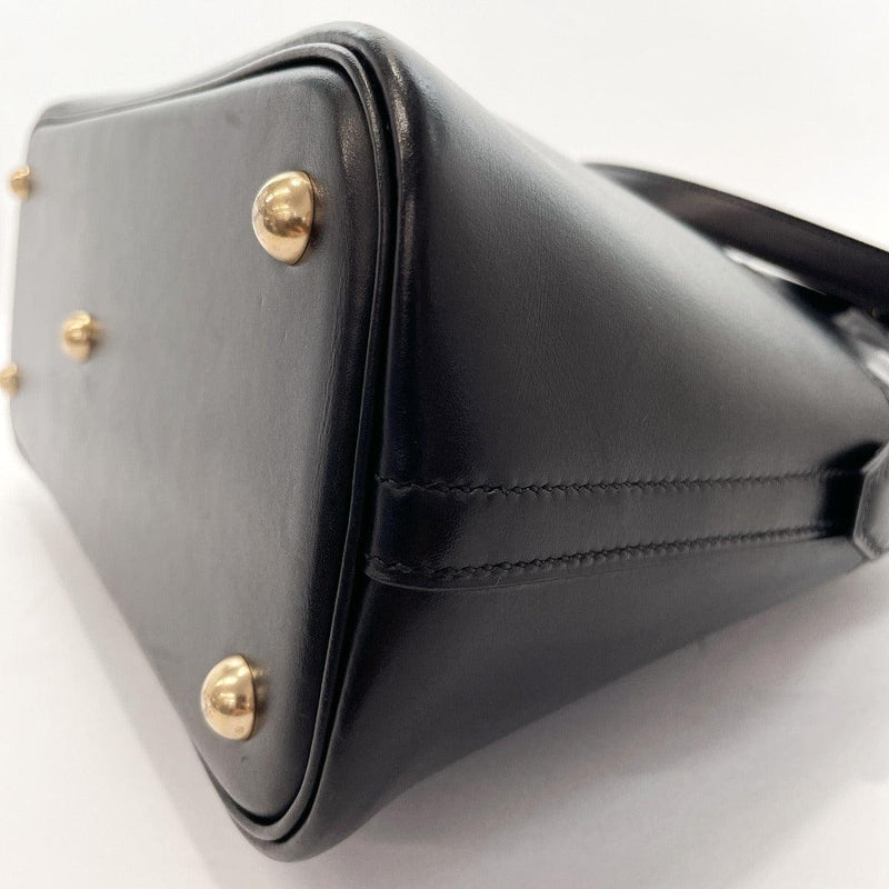 HERMES Handbag Bolide31 Box calf Black □FCarved seal Women Used - JP-BRANDS.com