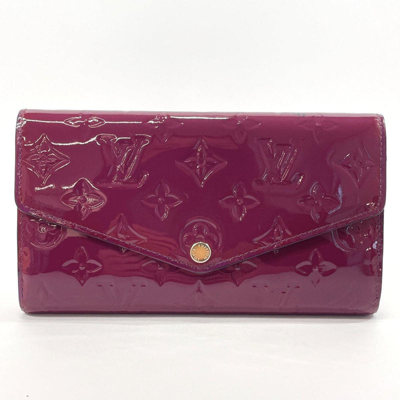 LOUIS VUITTON purse M90150 Portefeiulle Sarah Monogram Vernis purple p –