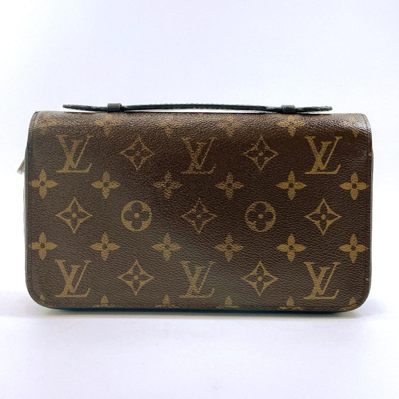 LOUIS VUITTON purse M61506 Zippy XL Monogram macacer Brown mens Used - JP-BRANDS.com