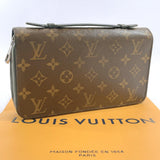 LOUIS VUITTON purse M61506 Zippy XL Monogram macacer Brown mens Used - JP-BRANDS.com