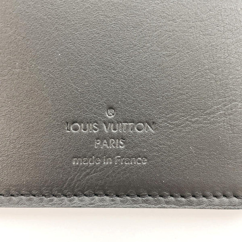 LOUIS VUITTON Calfskin Monogram Shadow Multiple Wallet Black | FASHIONPHILE