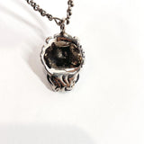 GUCCI Necklace Lion head metal/crystal Silver Silver unisex Used - JP-BRANDS.com