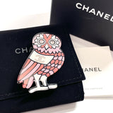 CHANEL Brooch 89516 Owl pink Women Used