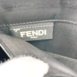 FENDI purse 7M0210 Zip Around Bag Bugs monster leather Black mens Used - JP-BRANDS.com