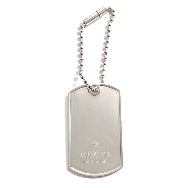 GUCCI key ring Dock tag Silver925 Silver unisex Used
