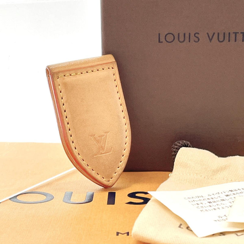 LOUIS VUITTON Money clip M64692 Money clip Leather leather beige