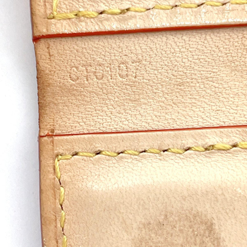 Louis Vuitton Beige Leather Bill Clip Louis Vuitton