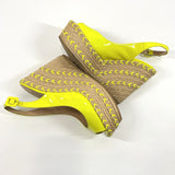 VALENTINO GARAVANI Sandals Patent leather yellow Women Used