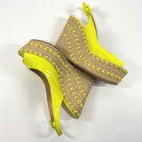 VALENTINO GARAVANI Sandals Patent leather yellow Women Used