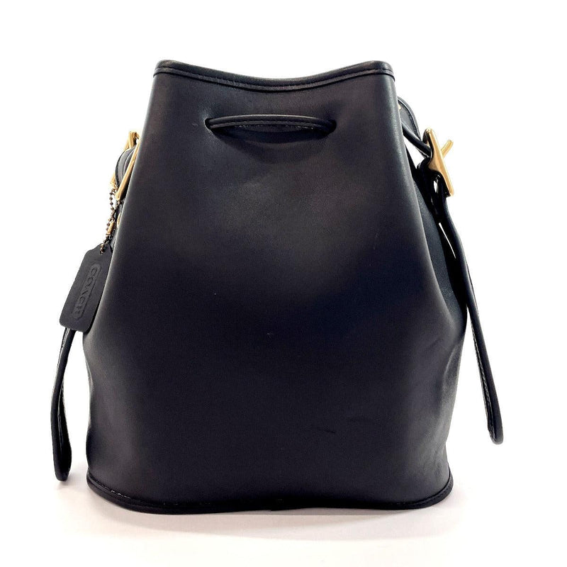 COACH Shoulder Bag leather Black unisex Used - JP-BRANDS.com