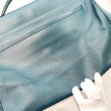 BALLY Business bag leather blue mens Used - JP-BRANDS.com
