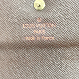 LOUIS VUITTON Tri-fold wallet N61202 Porte Tresor Etui Papier Damier canvas Brown mens Used