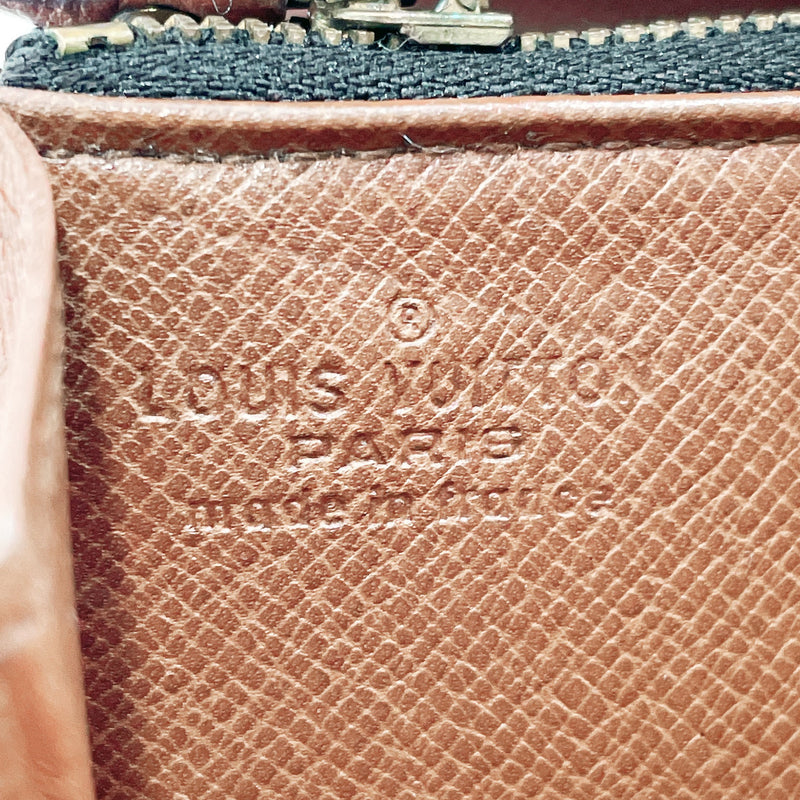 LOUIS VUITTON purse Pochette Porto Monekredi vintage Monogram canvas Brown mens Used