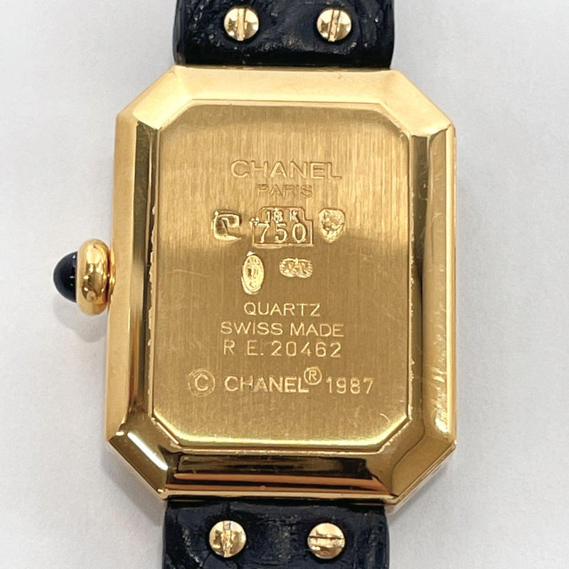 CHANEL Watches Premiere quartz K18 yellow gold/Crocodile gold gold