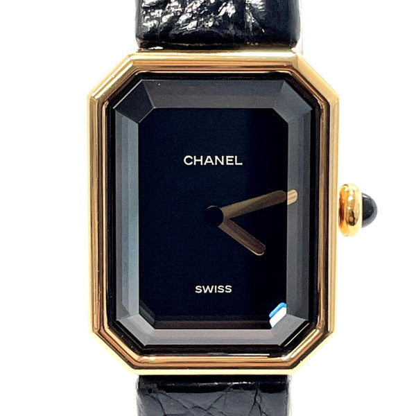 CHANEL Watches Premiere quartz K18 yellow gold/Crocodile gold gold Women Used - JP-BRANDS.com