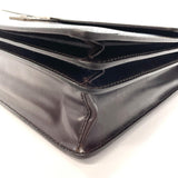 GUCCI Business bag 015・3400 leather Dark brown mens Used - JP-BRANDS.com