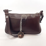 HUNTING WORLD Shoulder Bag leather Brown Women Used - JP-BRANDS.com